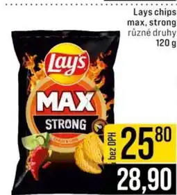 Jip Lays chips max strong nabídka