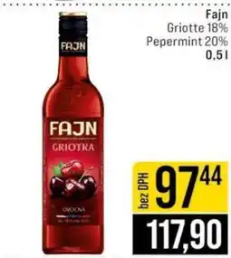 Jip Fajn Griotte 18% Pepermint 20% nabídka