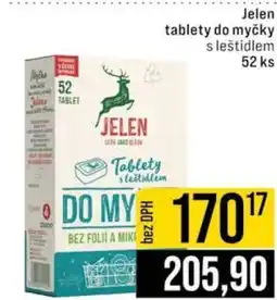 Jip Jelen tablety do myčky s leštidlem 52 ks nabídka
