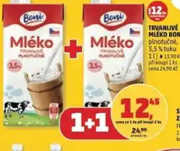 Penny Market Trvanlivé mléko Boni nabídka