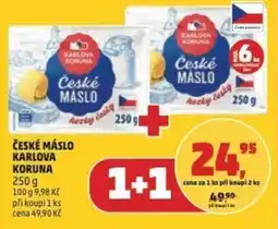 Penny Market České máslo Karlova Koruna nabídka