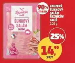 Penny Market Zauzený šunkový salam Řezníkův Talir nabídka