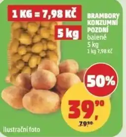 Penny Market Brambory konzumní pozdní nabídka