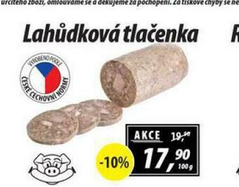 ZEMAN Lahůdková tlačenka nabídka