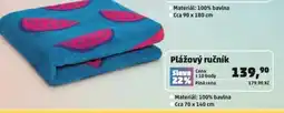 Penny Market Plážový ručník nabídka