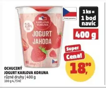 Penny Market Ochucený jogurt Karlova Koruna nabídka