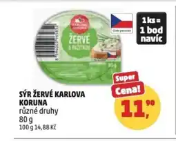 Penny Market Sýr žervé Karlova Koruna nabídka