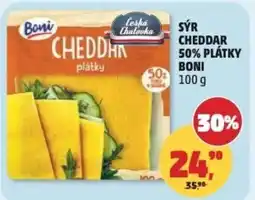 Penny Market Sýr cheddar 50% plátky Boni nabídka