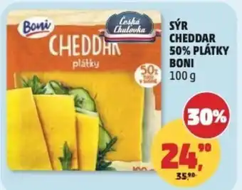 Penny Market Sýr cheddar 50% plátky Boni nabídka