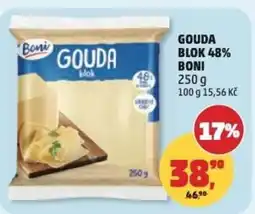 Penny Market Gouda blok 48% Boni nabídka