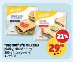 Penny Market Toastový sýr Milkeria nabídka