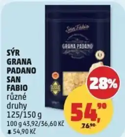 Penny Market Sýr grana padano San Fabio nabídka