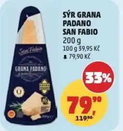 Penny Market Sýr grana padano San Fabio nabídka