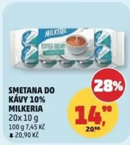 Penny Market Smetana do kávy 10% Milkeria nabídka