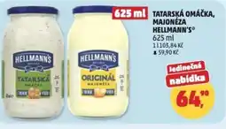 Penny Market Tatarská omáčka, majonéza Hellmann's nabídka