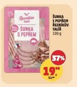 Penny Market Šunka s pepřem Řezníkův talíř nabídka