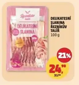 Penny Market Delikatesní slanina Řezníkův talíř nabídka