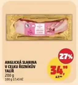 Penny Market Anglická slanina v celku Řezníkův talíř nabídka