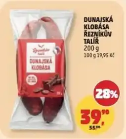 Penny Market Dunajská klobása Řezníkův talíř nabídka