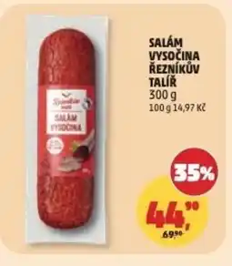 Penny Market Salám vysočina Řezníkův talíř nabídka