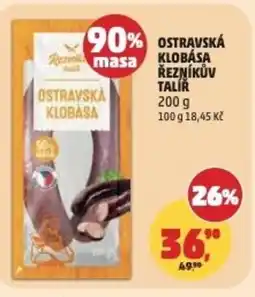 Penny Market Ostravská klobása Řezníkův talíř nabídka