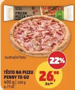 Penny Market Těsto na pizzu Penny to go nabídka