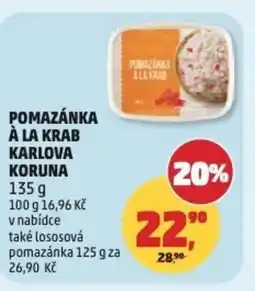 Penny Market Pomazánka à la krab Karlova Koruna nabídka