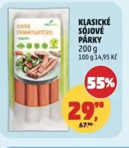Penny Market Klasické sójové párky nabídka
