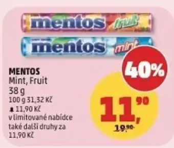 Penny Market Mentos nabídka