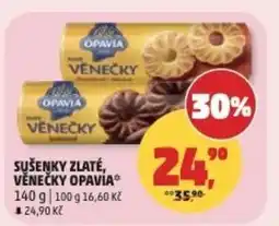 Penny Market Sušenky zlaté, věnečky Opavia nabídka