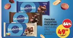 Penny Market Čokoláda studentská pečeť Orion nabídka