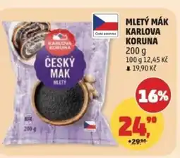 Penny Market Mletý mák Karlova Koruna nabídka