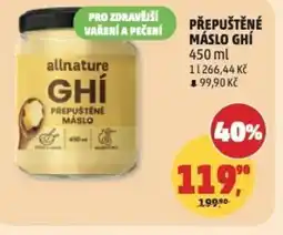 Penny Market Přepuštěné máslo ghí nabídka