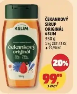 Penny Market Čekankový sirup originál 4Slim nabídka