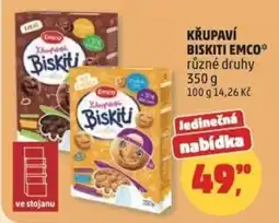 Penny Market Křupaví biskiti Emco nabídka