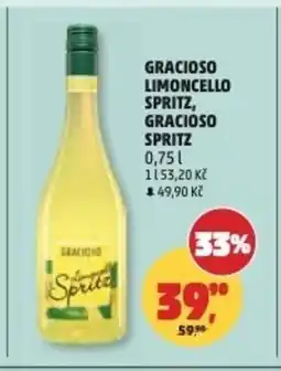 Penny Market Gracioso limoncello spritz, Gracioso spritz nabídka