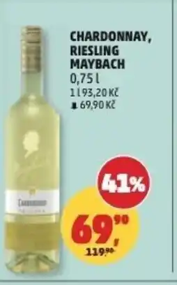 Penny Market Chardonnay, Riesling Maybach nabídka