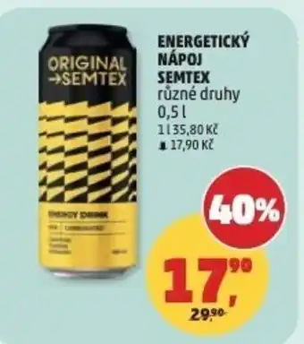 Penny Market Energetický nápoj Semtex nabídka