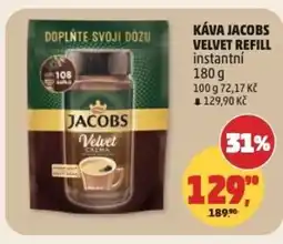 Penny Market Káva Jacobs velvet refill nabídka