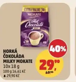 Penny Market Horká čokoláda milky Mokate nabídka