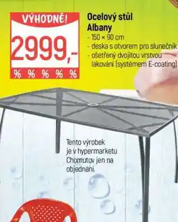Globus Ocelový stůl Albany nabídka