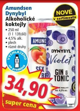 Norma Amundsen Dynybyl Alkoholické koktejly nabídka