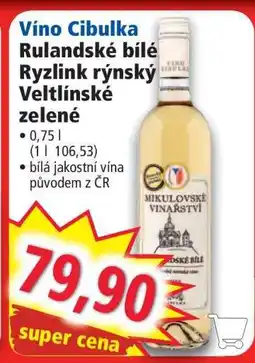 Norma VÍNO CIBULKA nabídka