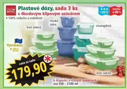 Norma Plastové dózy, sada 3 ks nabídka