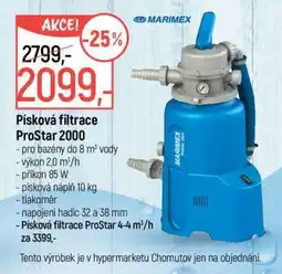 Globus Písková filtrace ProStar 2000 nabídka
