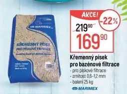 Globus Křemenný písek pro bazénové filtrace nabídka