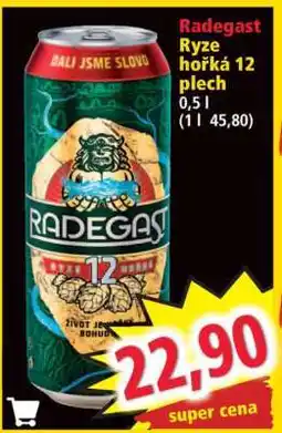 Norma Radegast Ryze hořká 12 plech nabídka