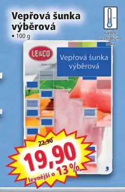 Norma Vepřová šunka výběrová nabídka