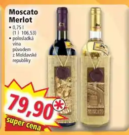 Norma Moscato Merlot nabídka