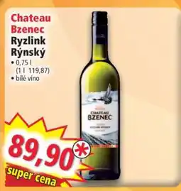 Norma Chateau Bzenec Ryzlink Rýnský nabídka